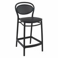 Facelift First 25.6 in. Marcel Counter Stool  Black FA2843627